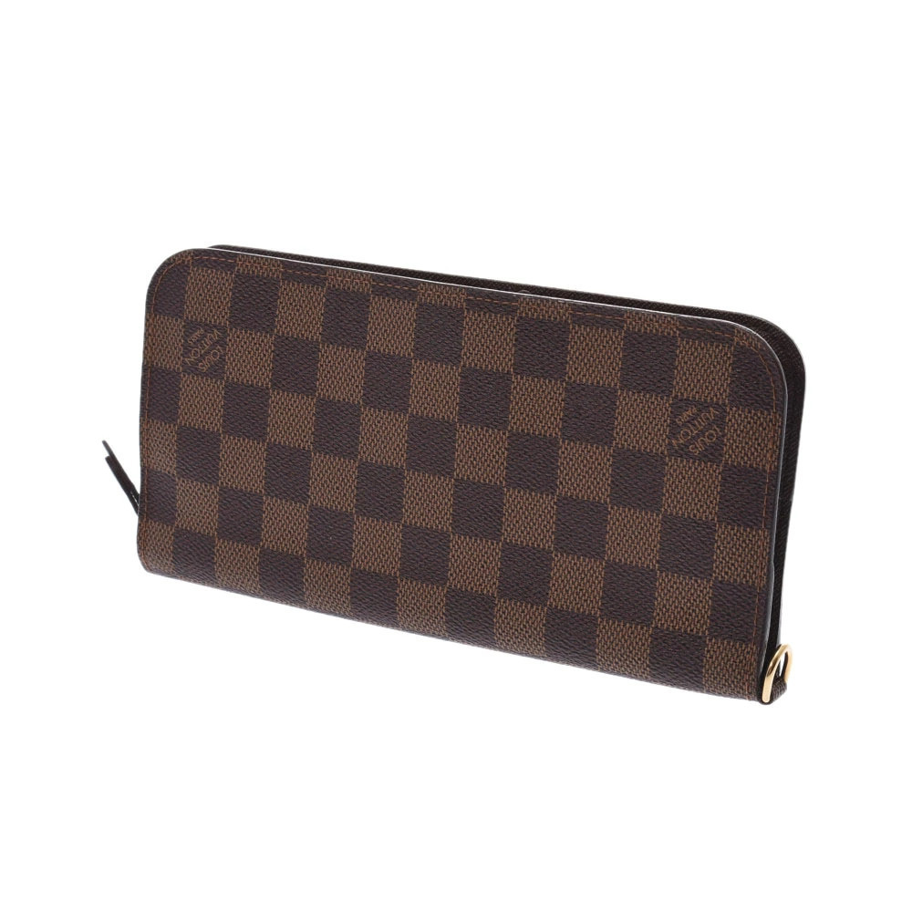 Louis Vuitton Wallet Portefeuille Insolite Long Damier Brown Canvas Brown